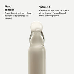 Serum for Wrinkles and Firmness — 1% Plant Collagen + 10% Vitamin C 1 floz