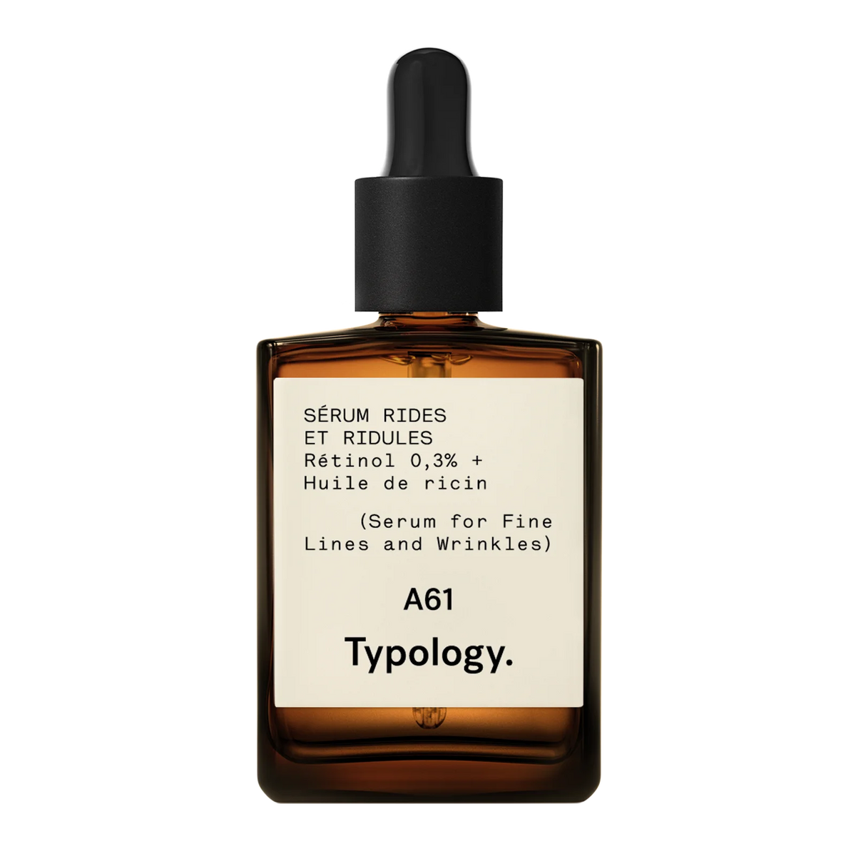 Serum for Fine Lines and Wrinkles — 0.3% Retinol + Castor Oil 1 floz