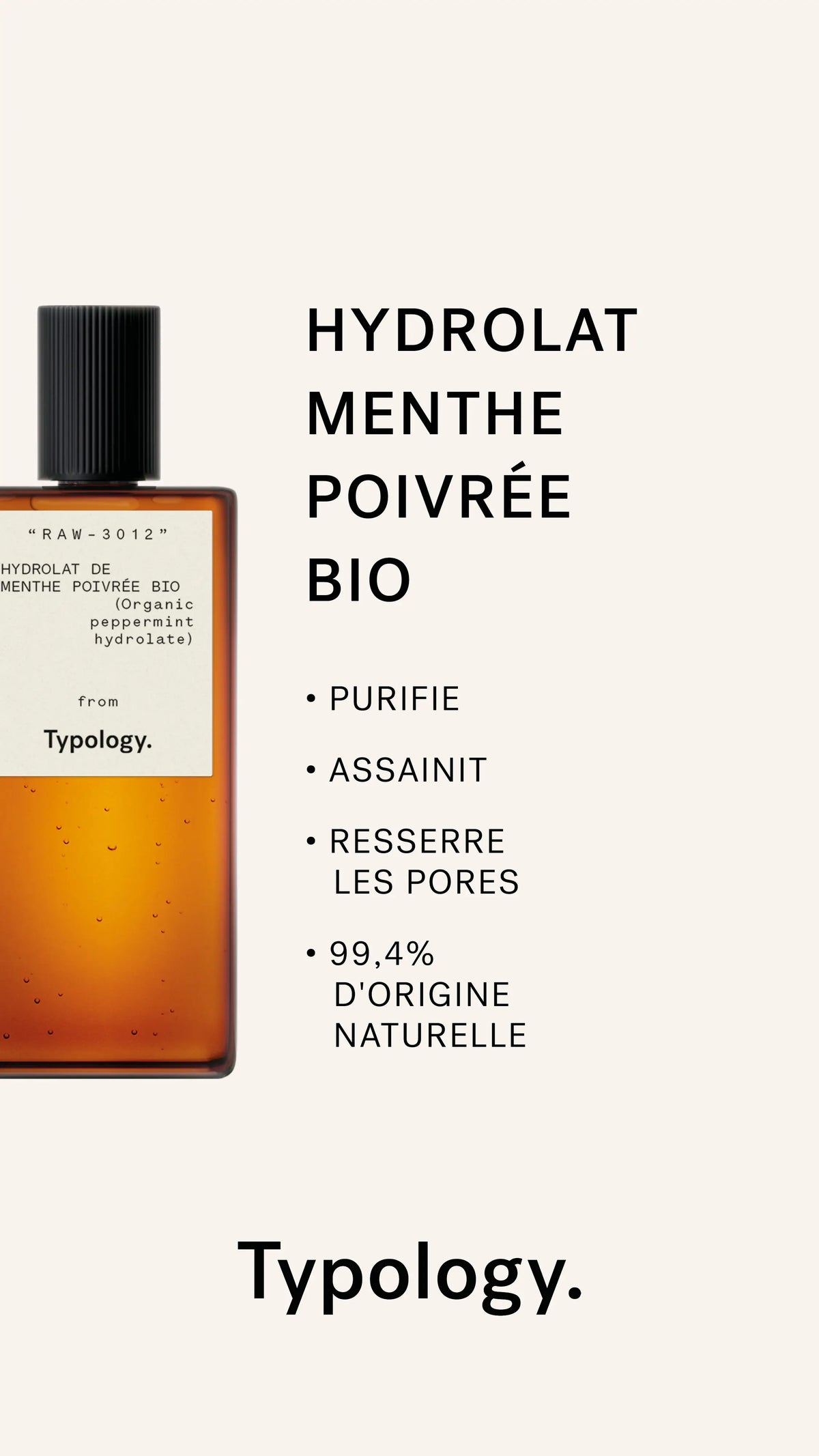Organic Peppermint Hydrolate 1.69 floz